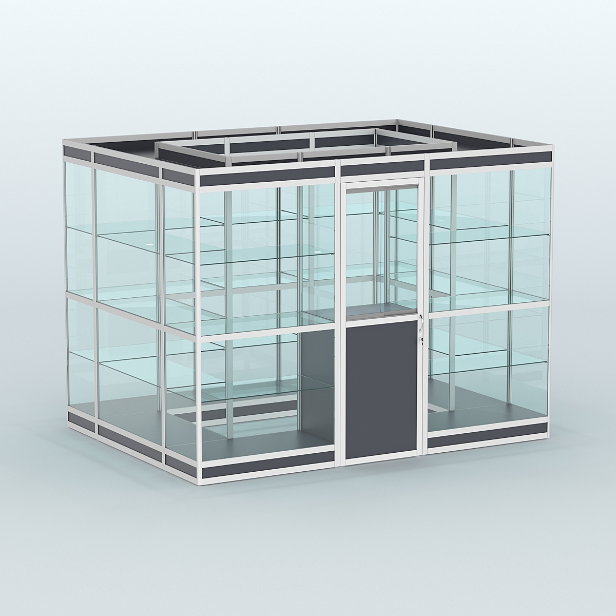 Павильон из профиля островной №1в Антрацит