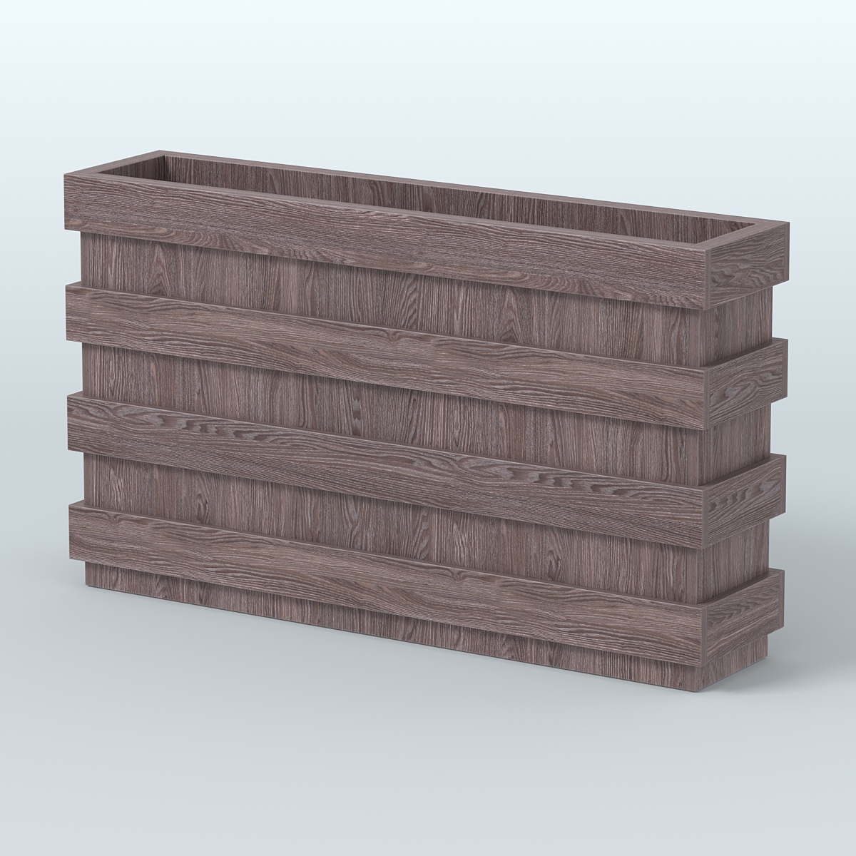 Тумба для цветов №1 Ясень Анкор темный