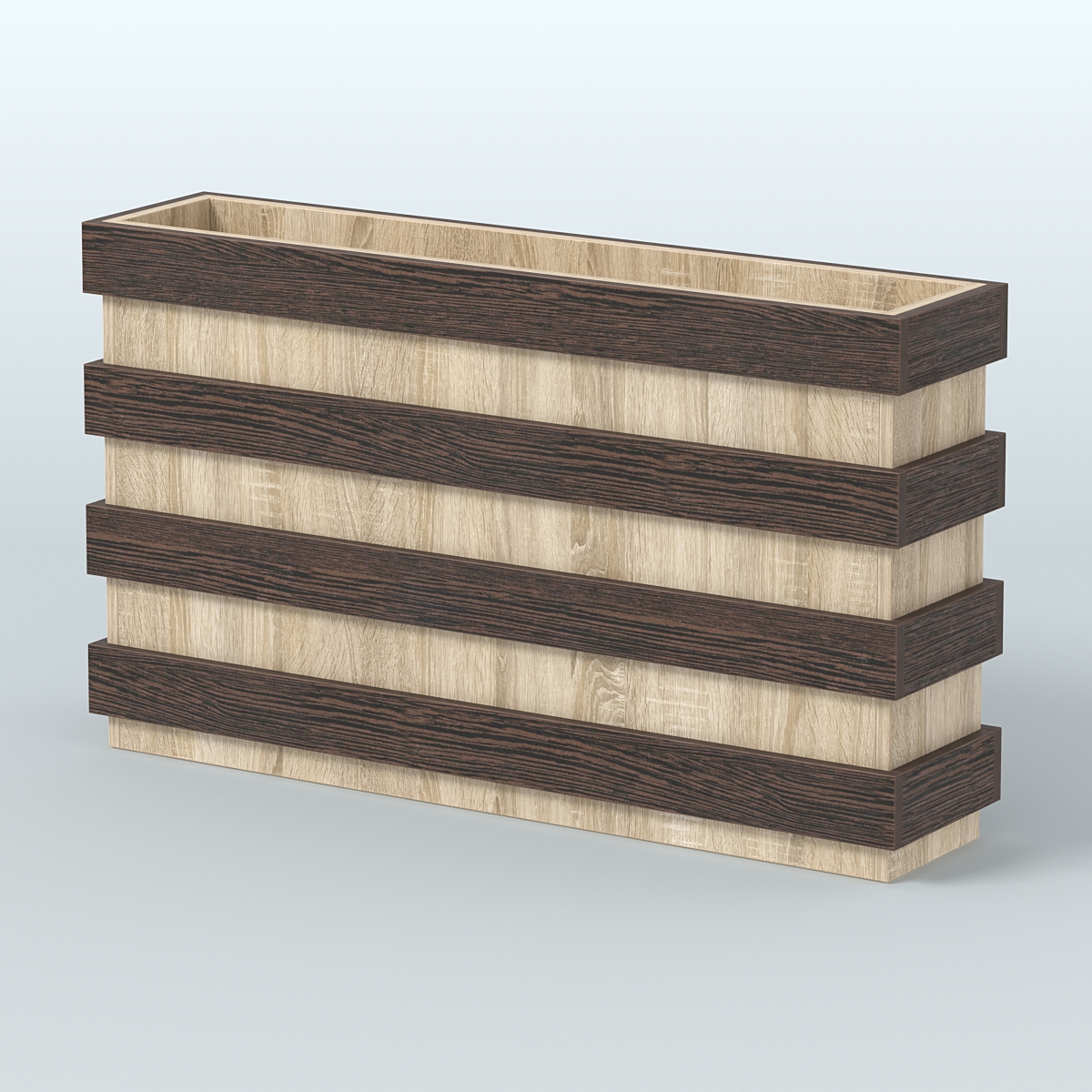 Тумба для цветов №1 Дуб Венге и Дуб Сонома