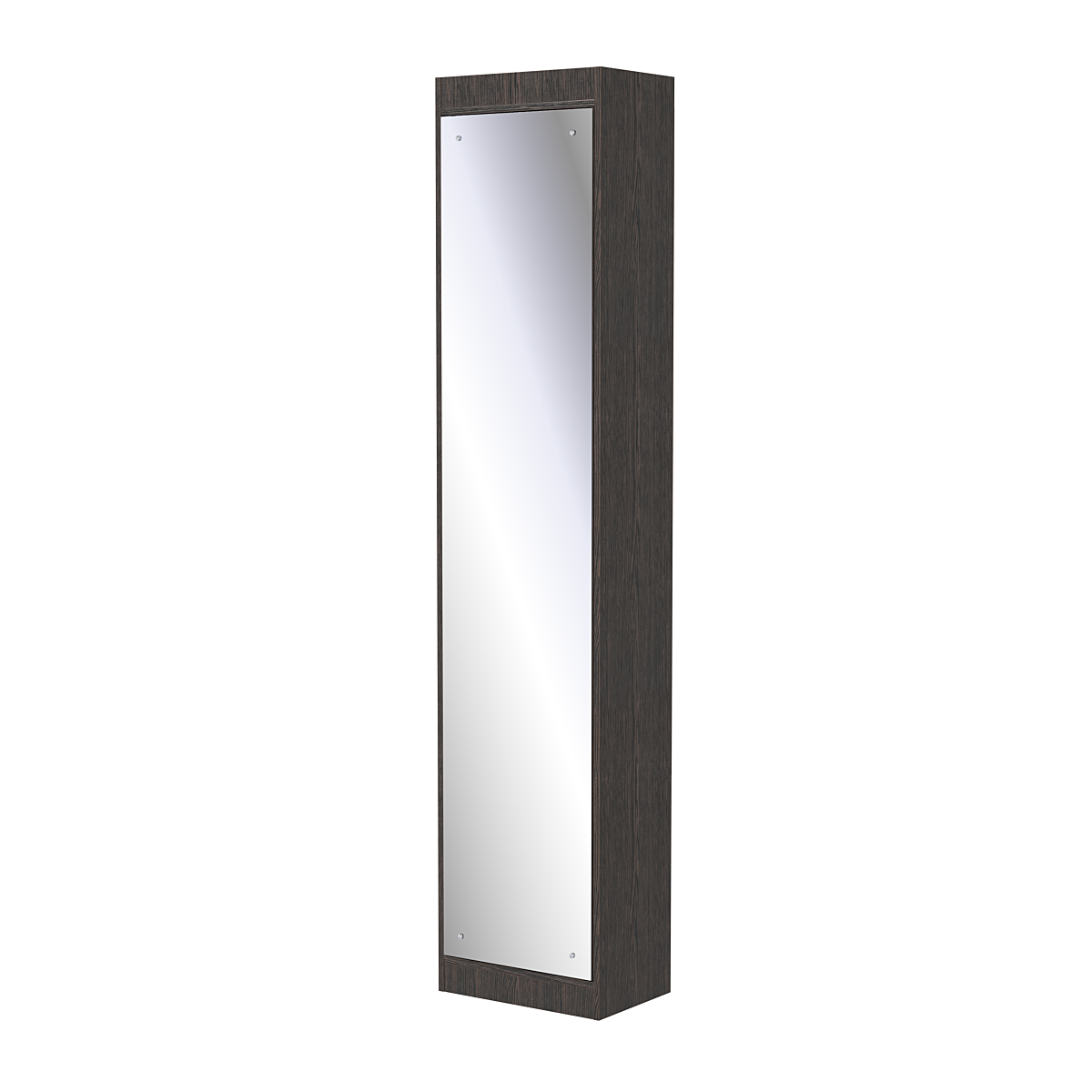 Стеллаж-накопитель из ДСП зеркальный Дуб Венге