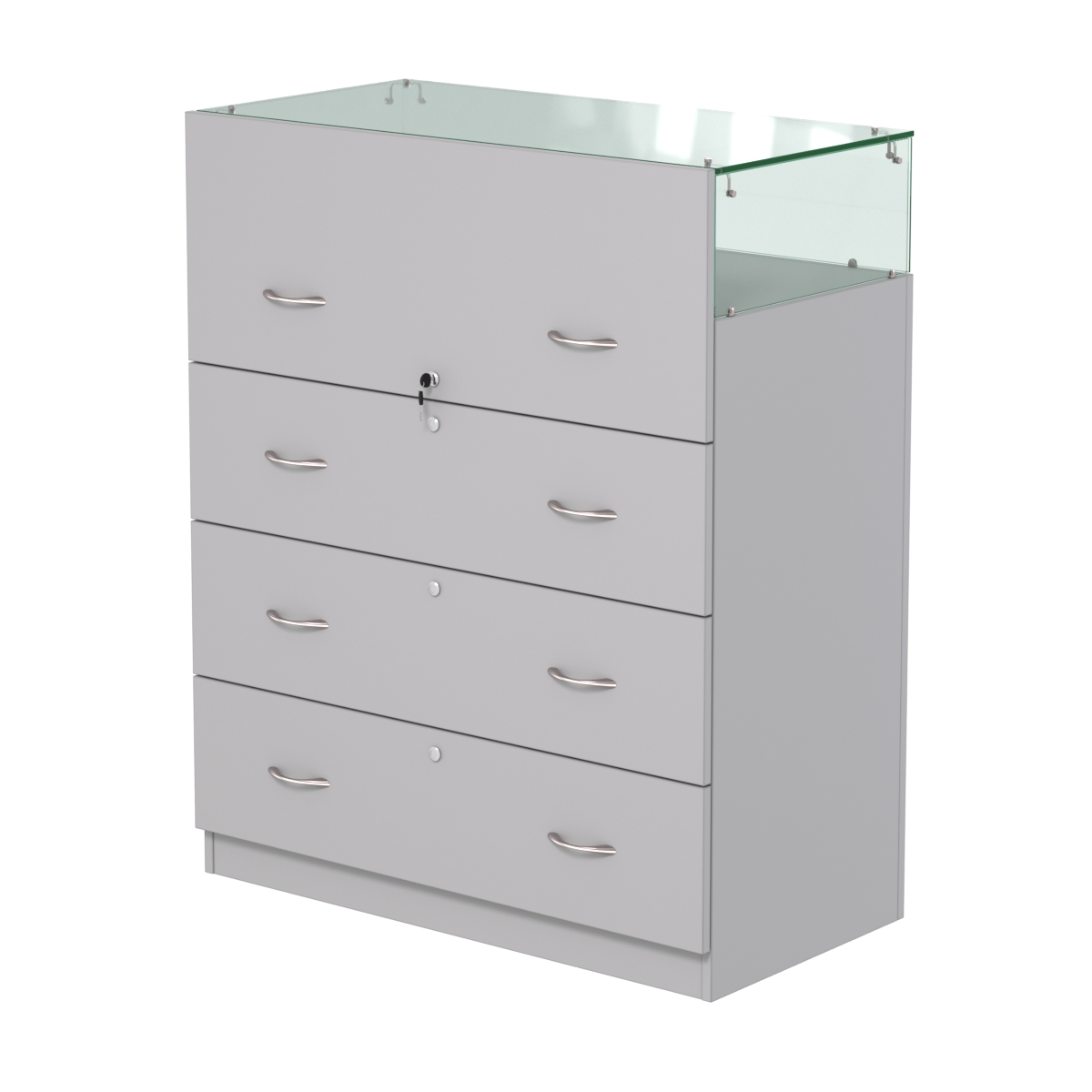 Истра прилавок ювелирный №1 (450мм) Серый