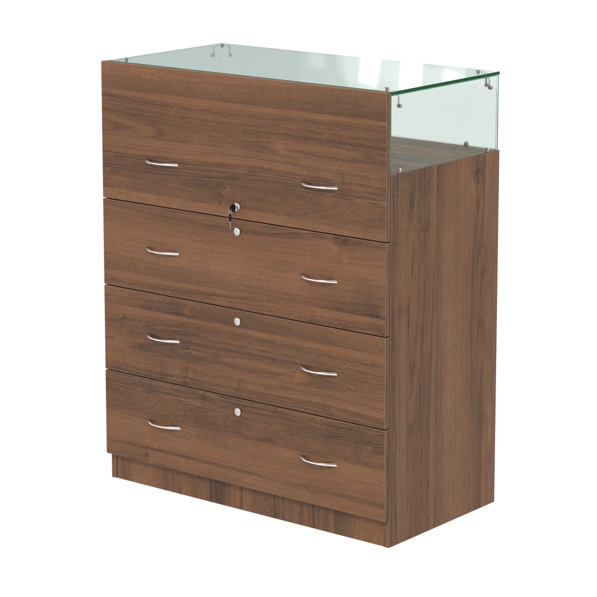 Истра прилавок ювелирный №1 (450мм) Орех