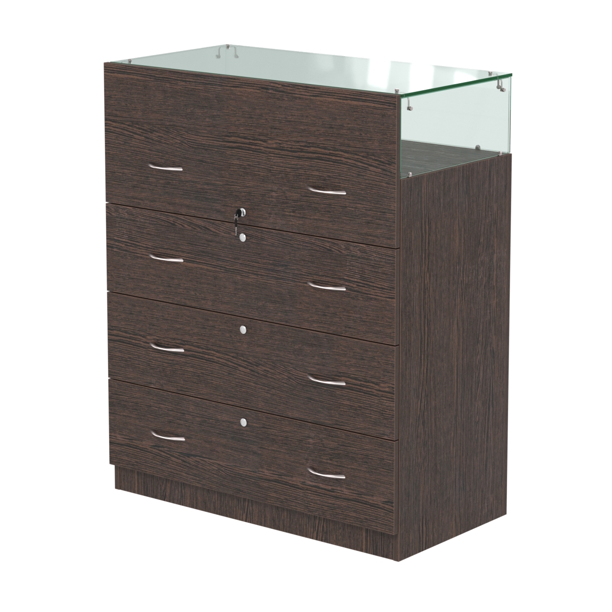 Истра прилавок ювелирный №1 (450мм) Дуб Венге