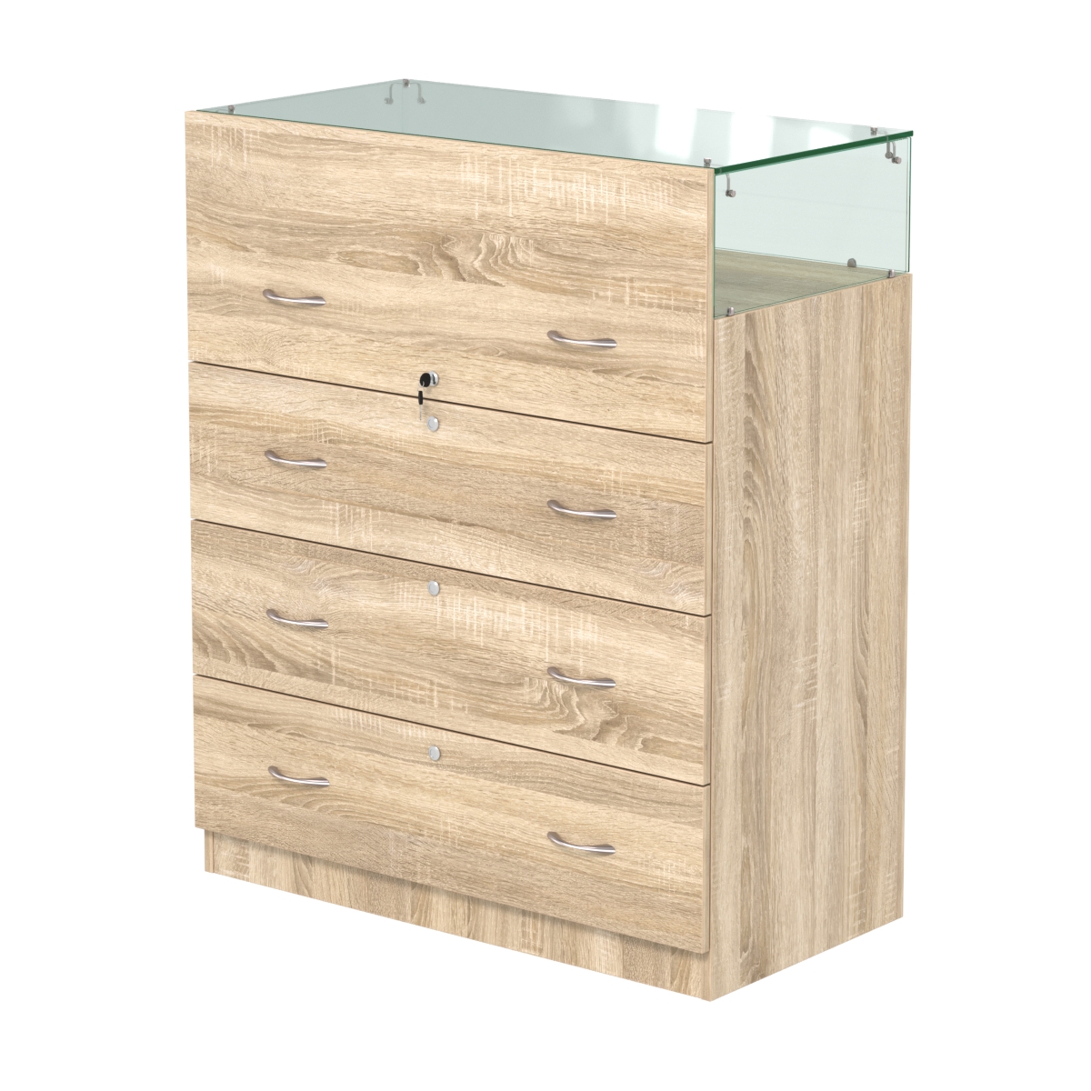 Истра прилавок ювелирный №1 (450мм) Дуб сонома