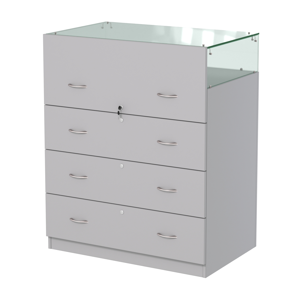 Истра прилавок ювелирный №1 (560мм) Серый