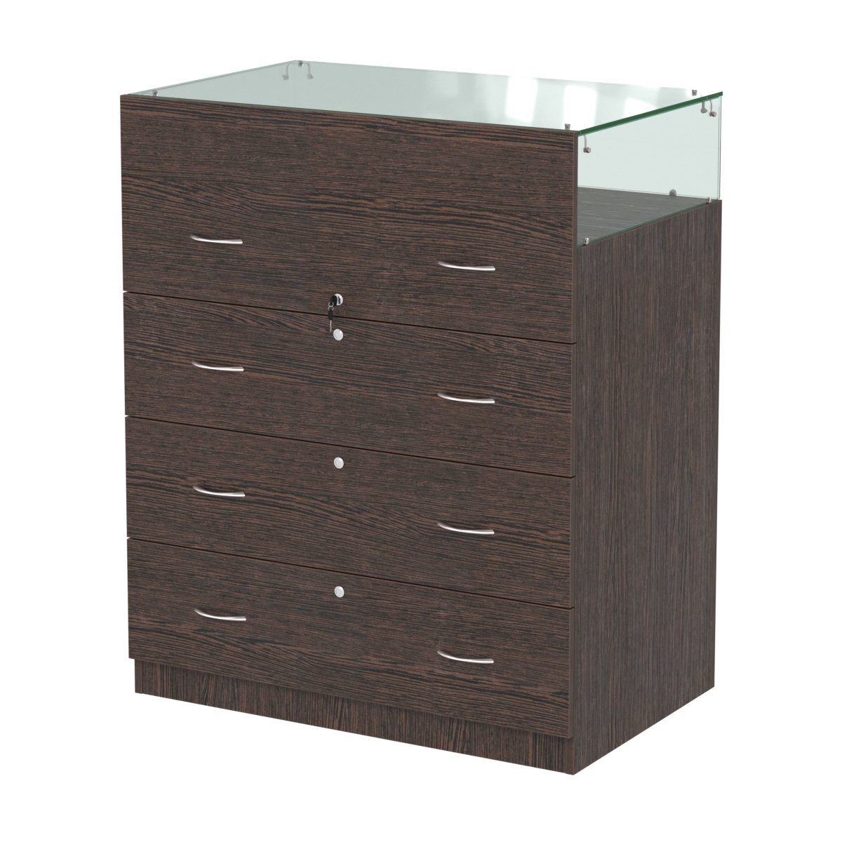 Истра прилавок ювелирный №1 (560мм) Дуб Венге