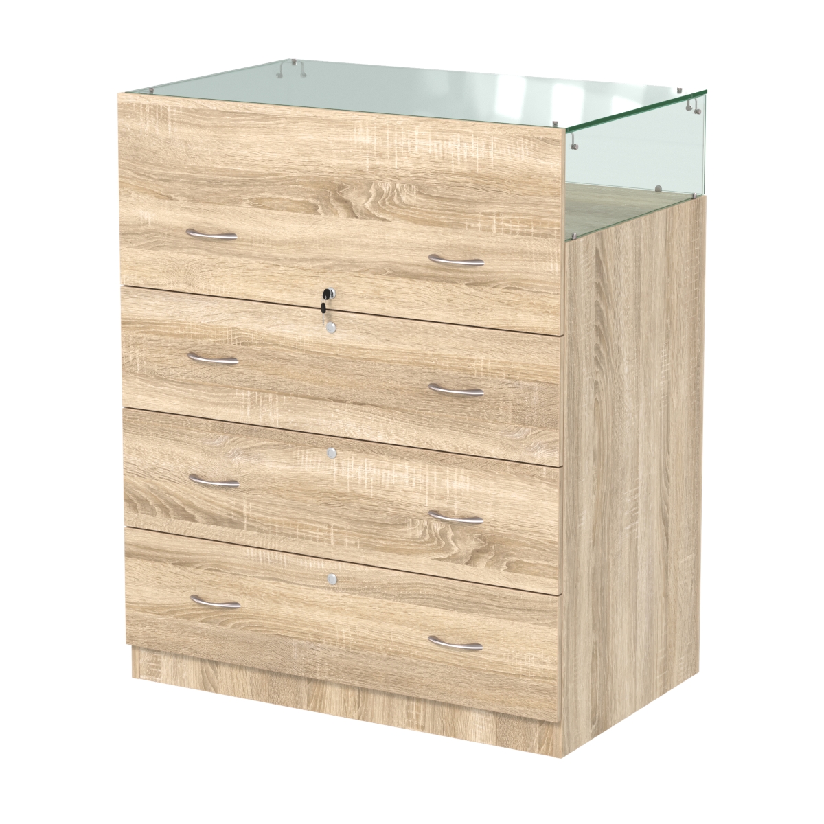 Истра прилавок ювелирный №1 (560мм) Дуб сонома