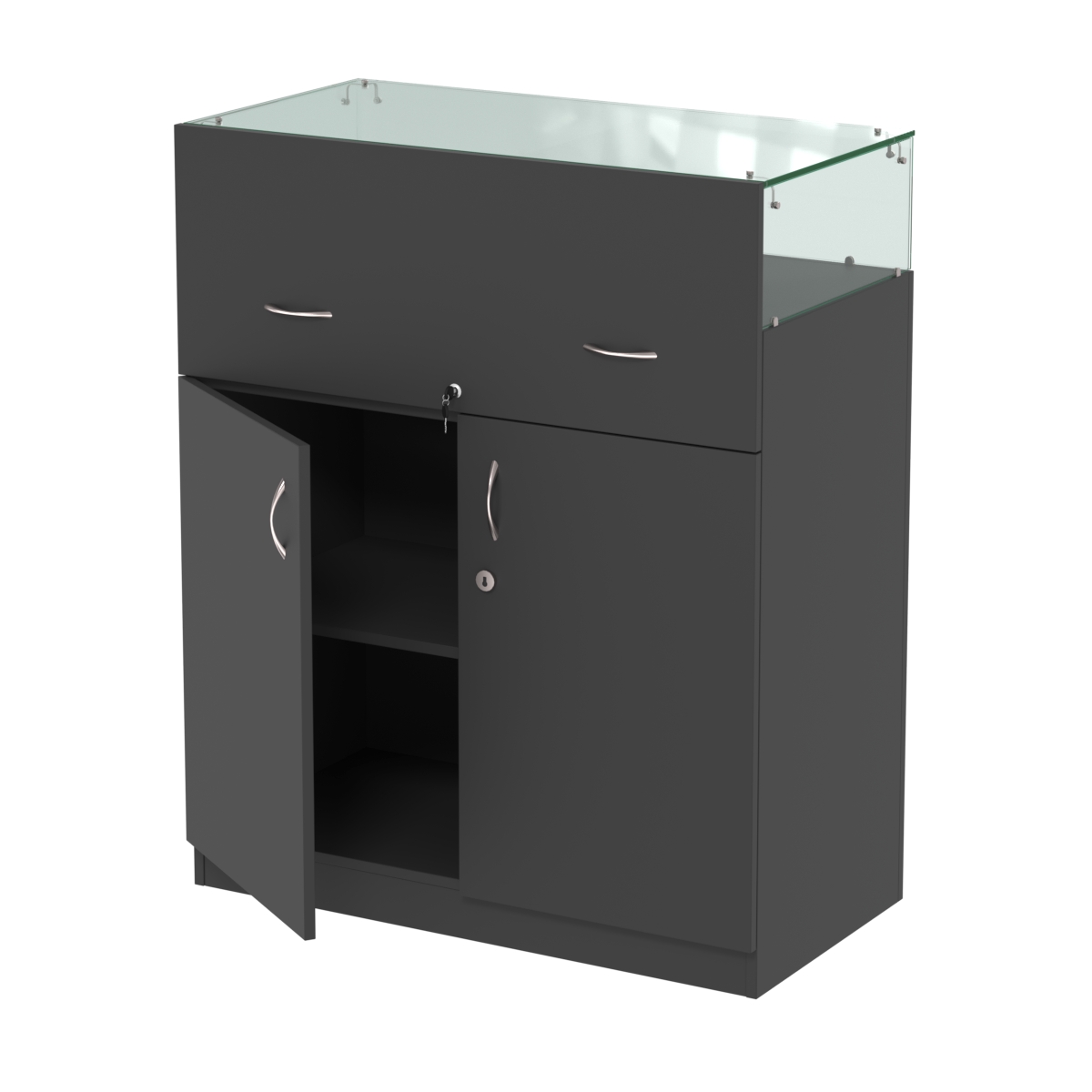 Истра прилавок ювелирный №2 (450мм)  Черный