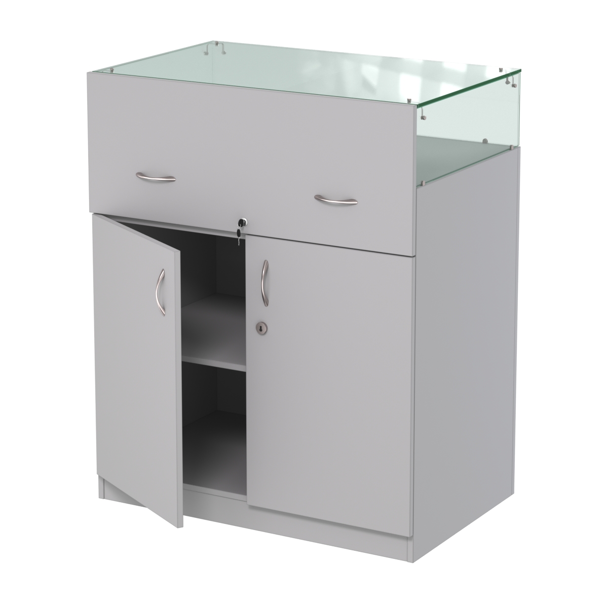 Истра прилавок ювелирный №2 (560мм) Серый