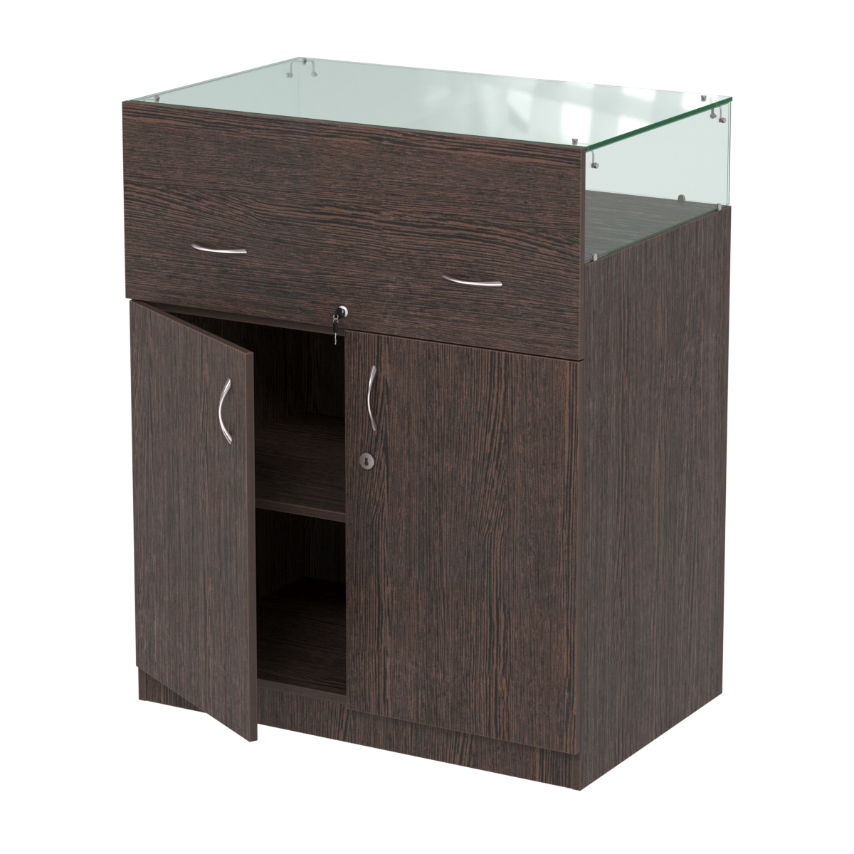 Истра прилавок ювелирный №2 (560мм) Дуб Венге