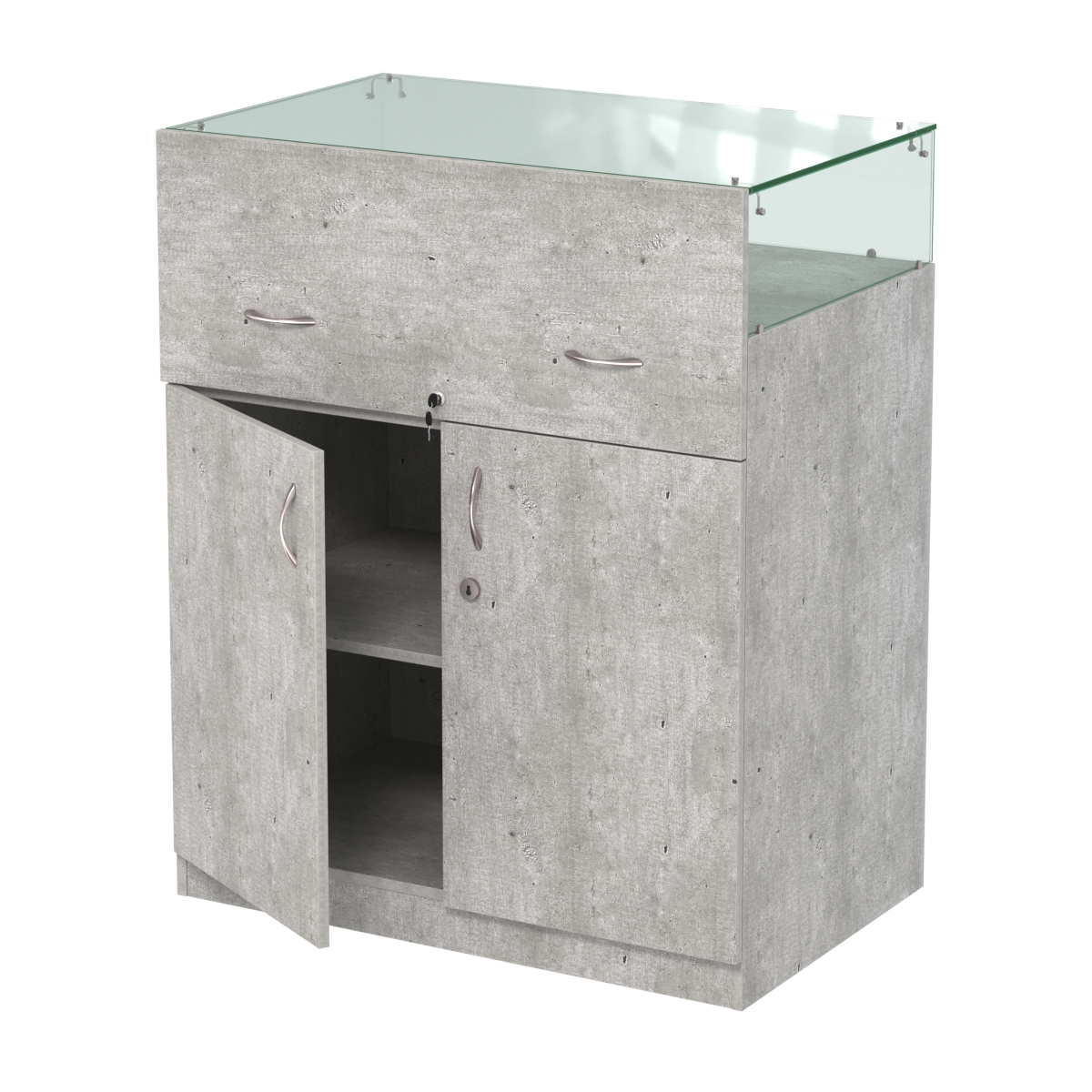 Истра прилавок ювелирный №2 (560мм) Метрополитан Грей