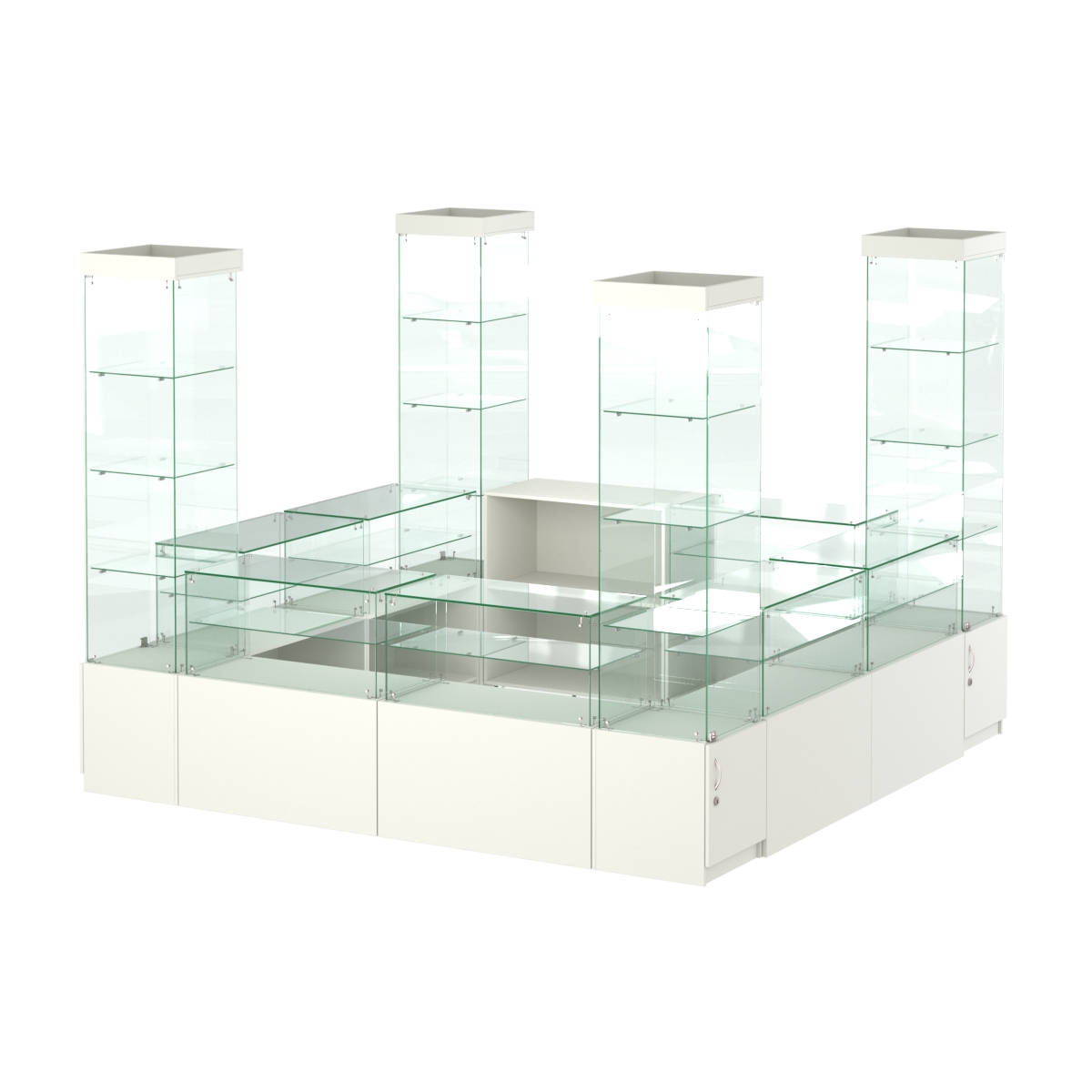 Павильон ИСТРА островной №1а (7, 29 кв.м) Белый