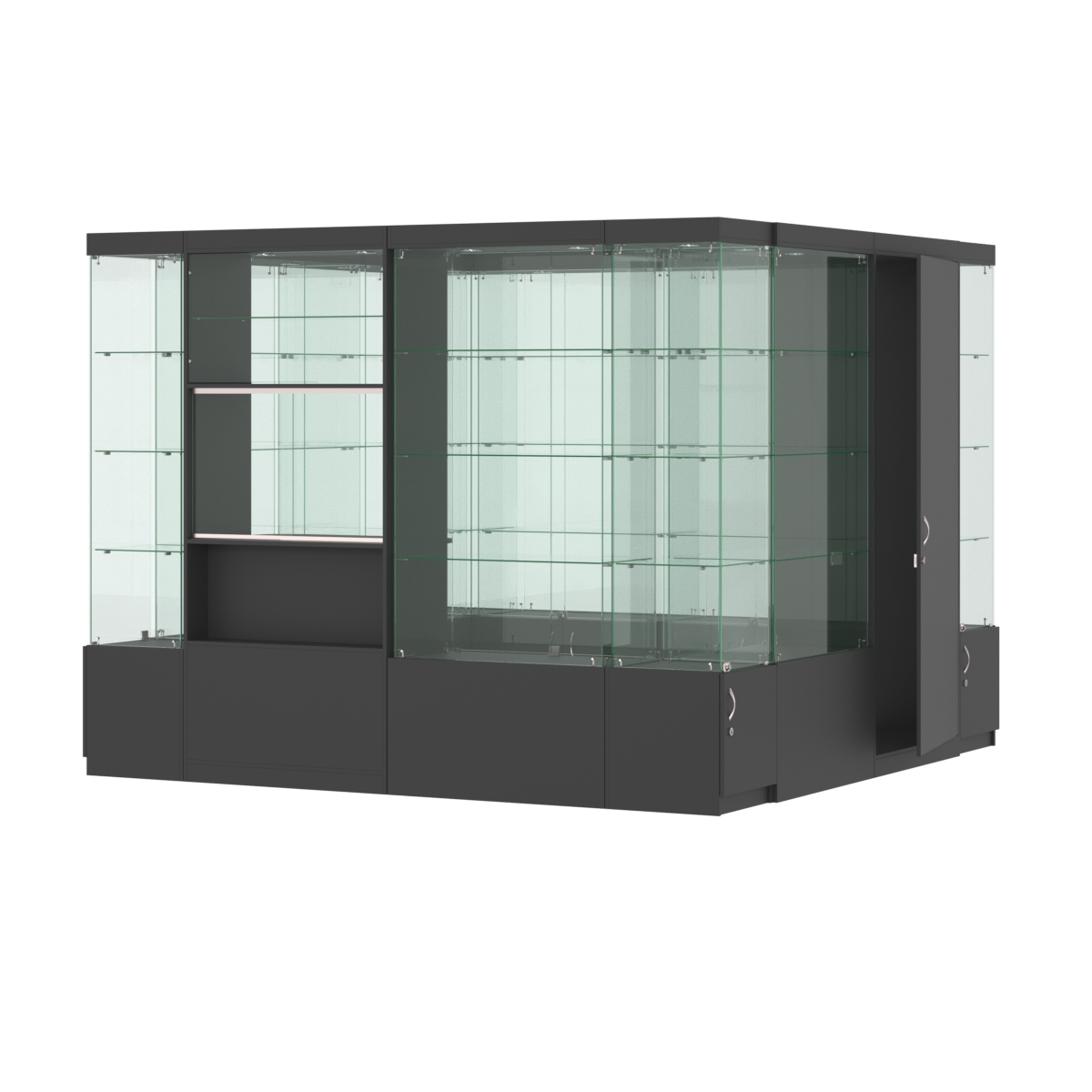 Павильон ИСТРА островной №4а (7, 29 кв.м) Черный