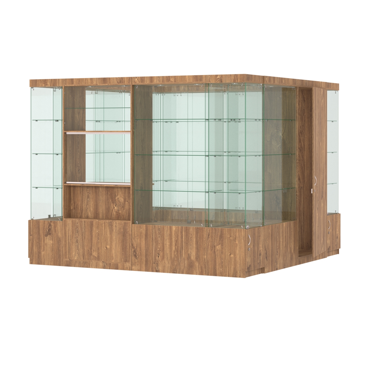 Павильон ИСТРА островной №4а (7, 29 кв.м) Дуб Канзас коричневый