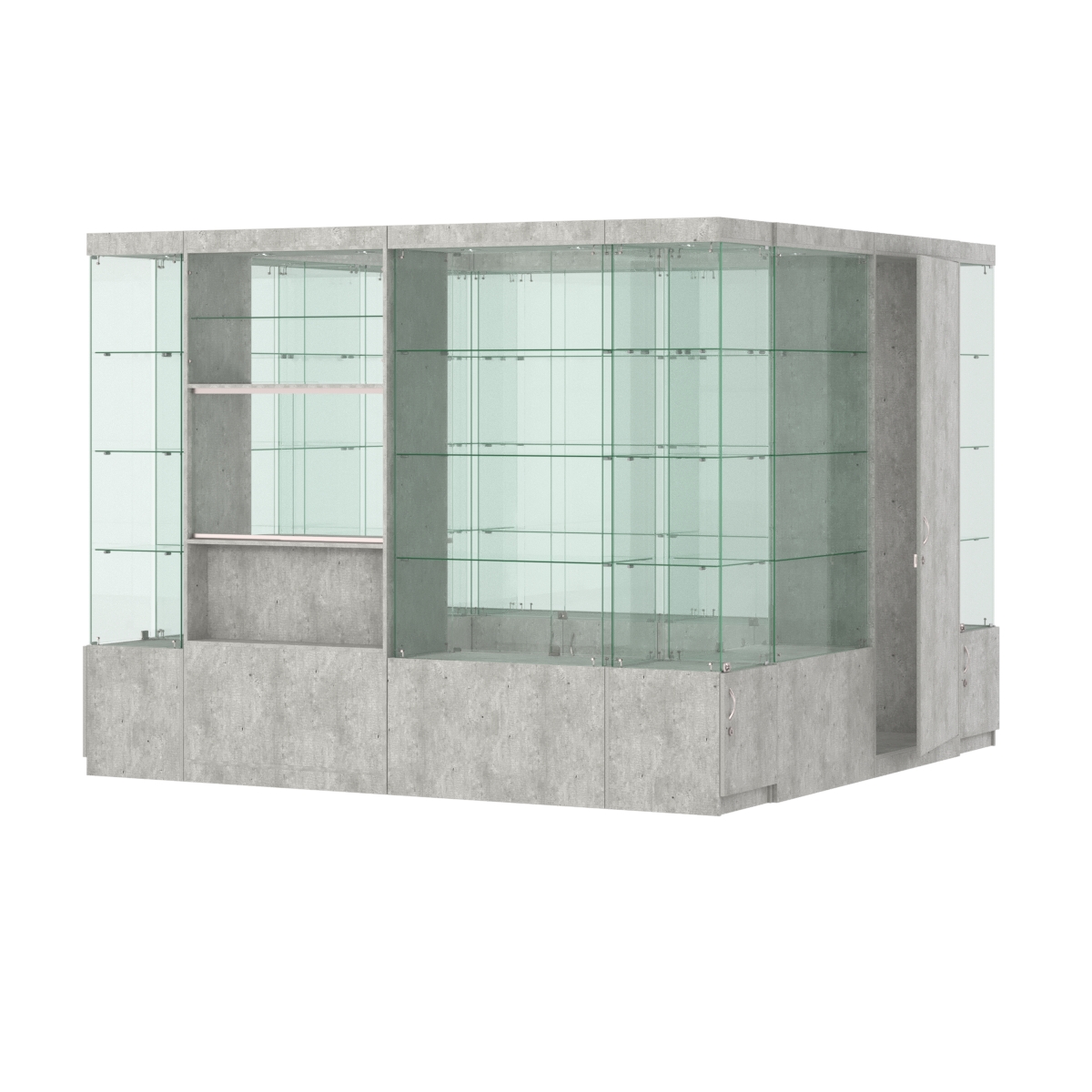 Павильон ИСТРА островной №4а (7, 29 кв.м) Метрополитан Грей