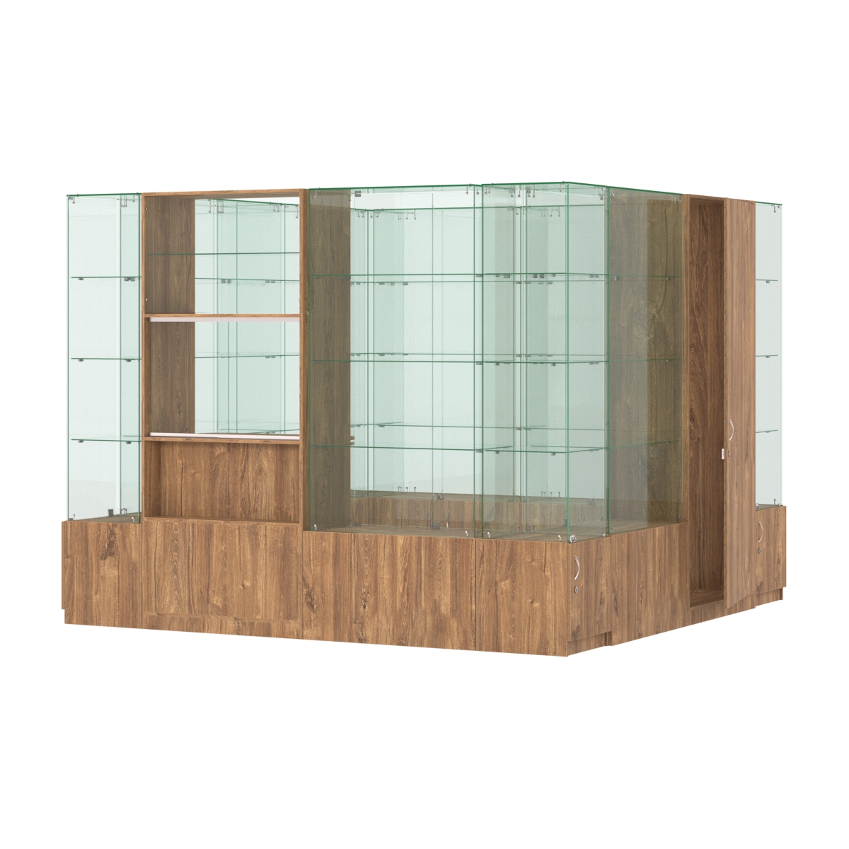 Павильон ИСТРА островной №4б (7, 29 кв.м) Дуб Канзас коричневый