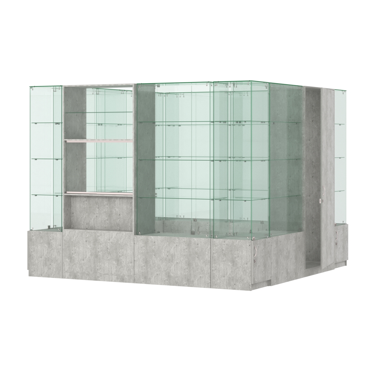 Павильон ИСТРА островной №4б (7, 29 кв.м) Метрополитан Грей