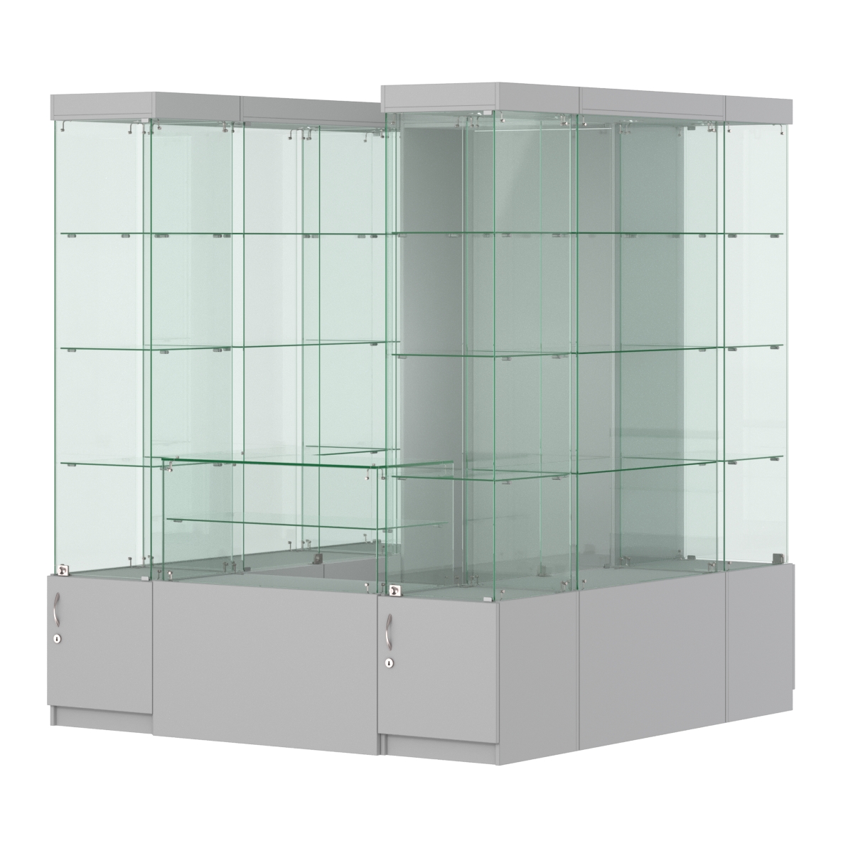 Павильон ИСТРА островной №9а (3, 24 кв. м) Серый