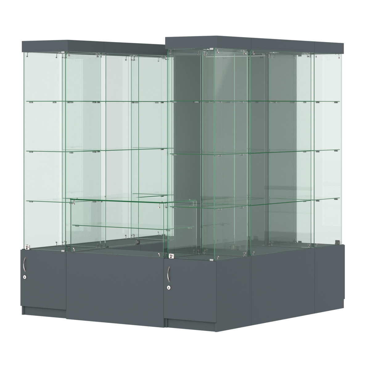 Павильон ИСТРА островной №9а (3, 24 кв. м) Темно-Серый