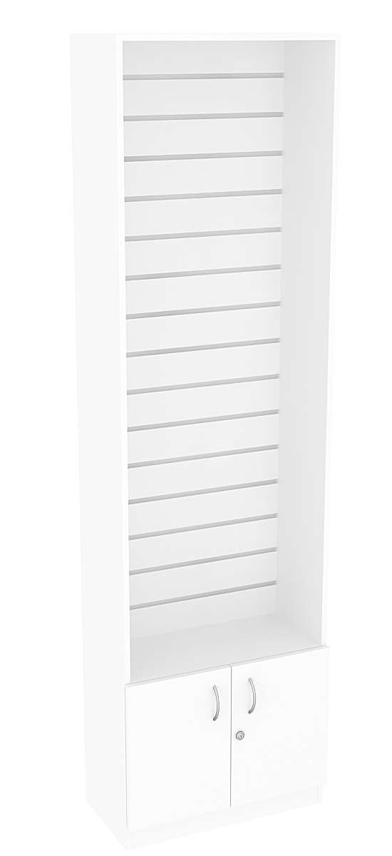 Витрина пристенная СЭСП с экономпанелью №2-300 (открытая) Белый