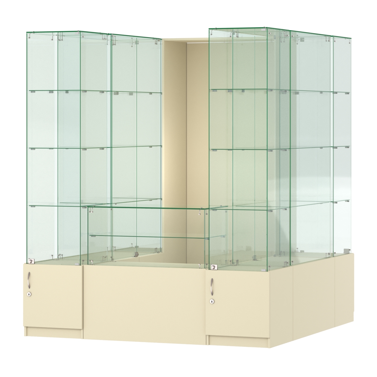 Павильон ИСТРА островной №9б (3, 24 кв.м) Крем Вайс