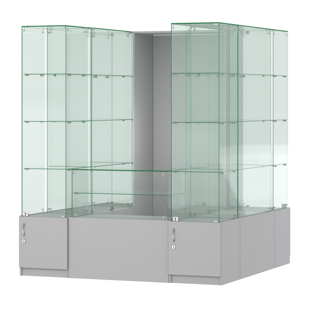 Павильон ИСТРА островной №9б (3, 24 кв.м) Серый