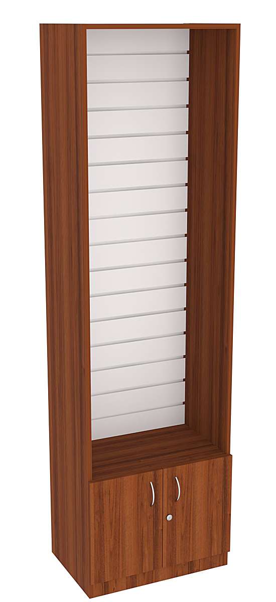 Витрина СЭСП с экономпанелью и накопителем №2-400 (открытая) Орех