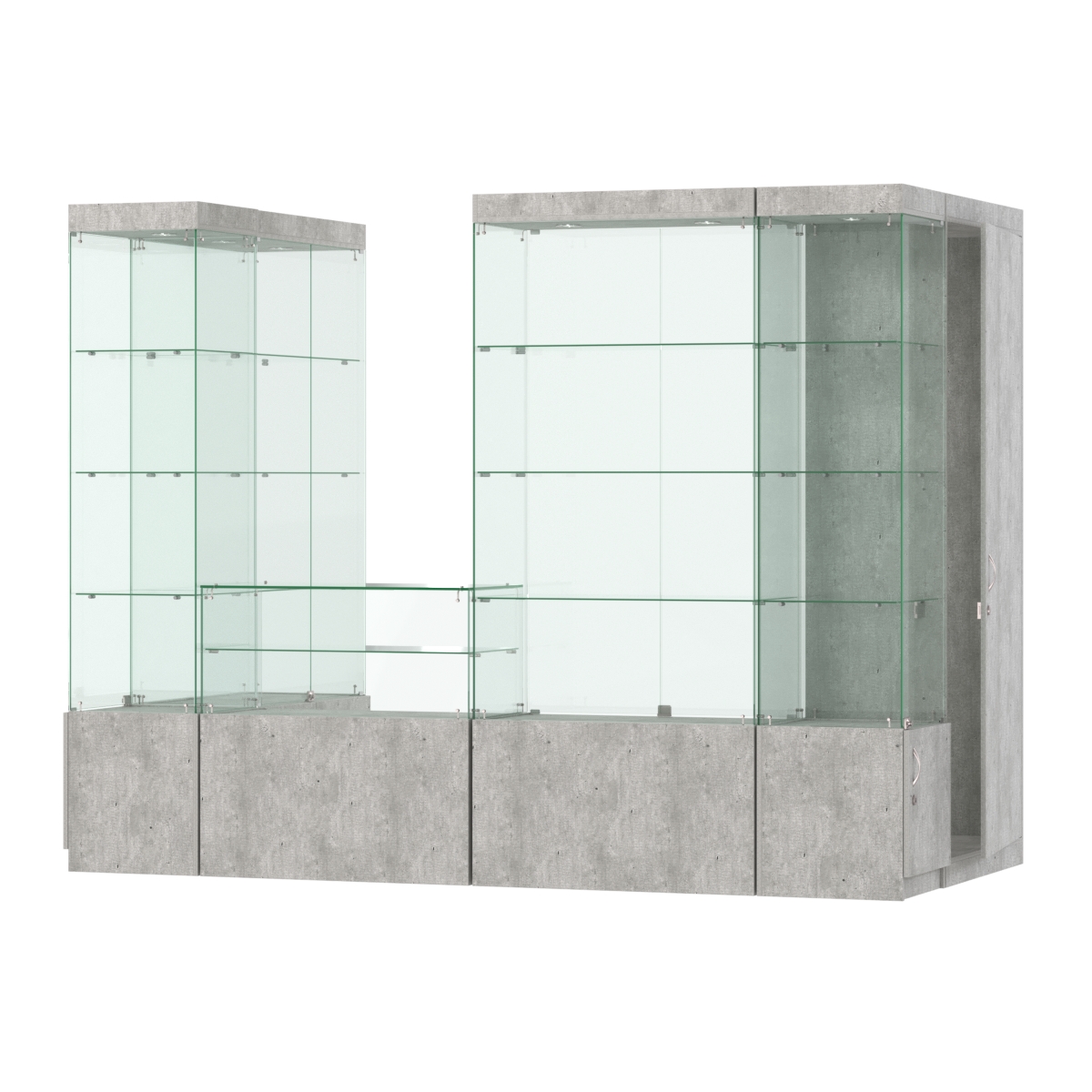 Павильон ИСТРА пристенный №4а (3, 64 кв.м) Метрополитан Грей