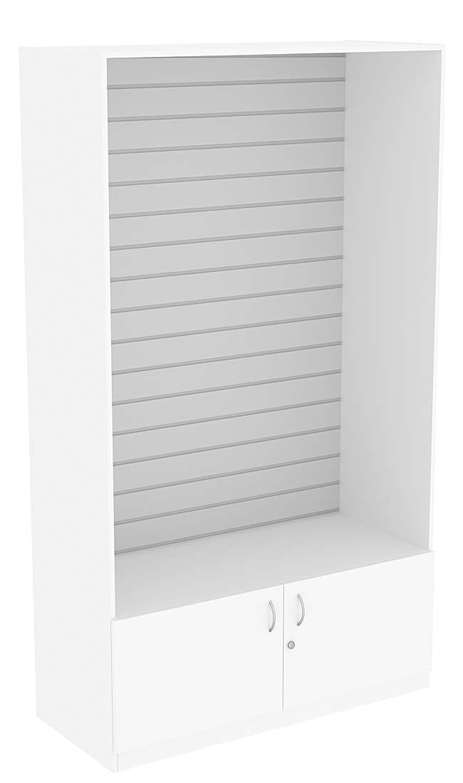 Витрина СЭСП с экономпанелью для торговли №1-1-500 (открытая) Белый