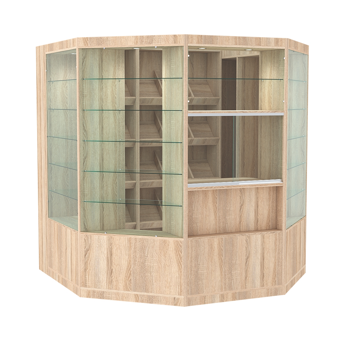 Павильон №1 из ДСП (4, 18 кв. м) Дуб Сонома