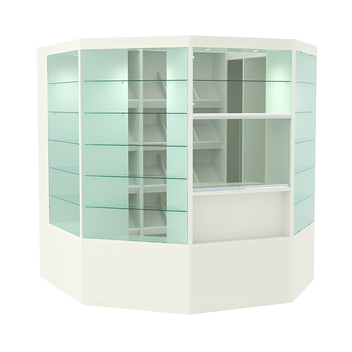 Павильон №1 из ДСП (4, 18 кв. м) Белый