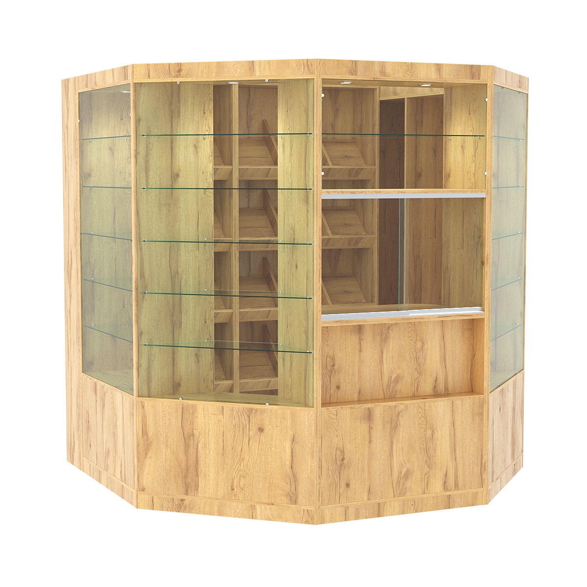 Павильон №1 из ДСП (4, 18 кв. м) Дуб Золотистый