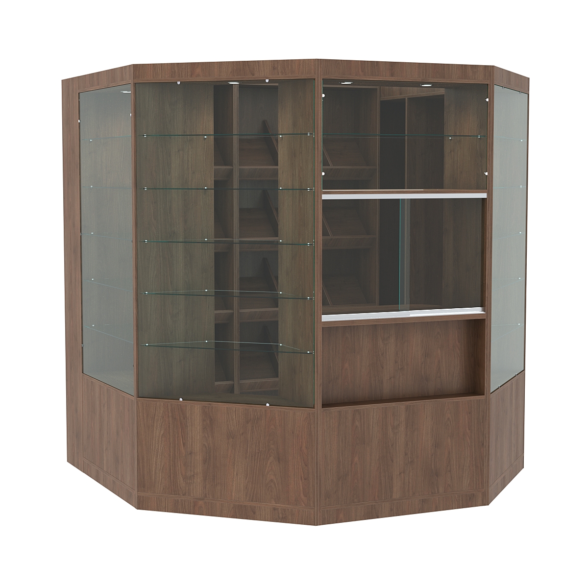 Павильон №1 из ДСП (4, 18 кв. м) Орех