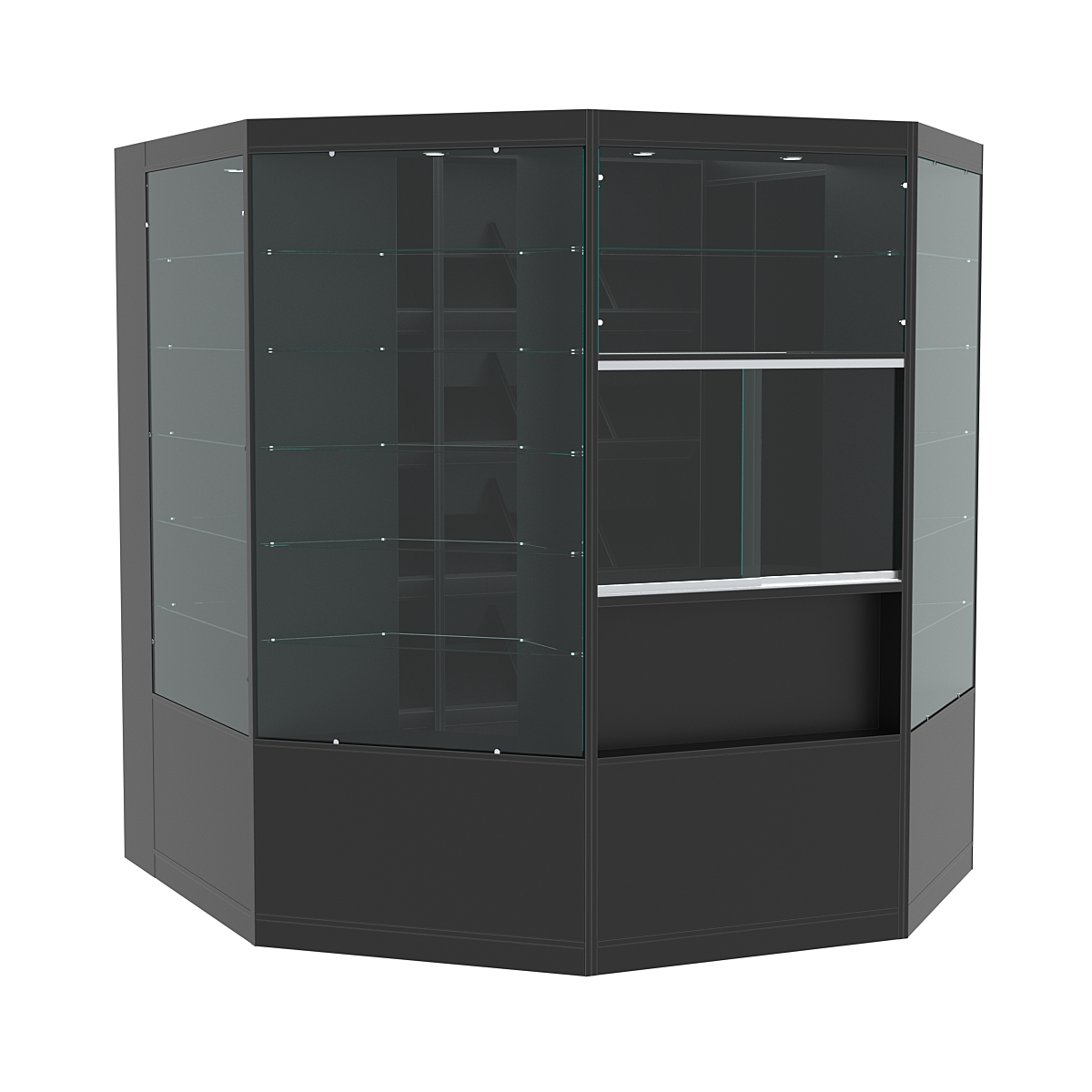 Павильон №1 из ДСП (4, 18 кв. м) Черный