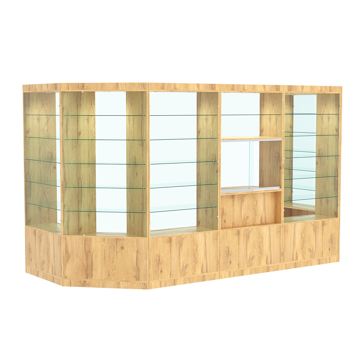 Павильон №2 из ДСП (6, 20 кв. м) Дуб Золотистый