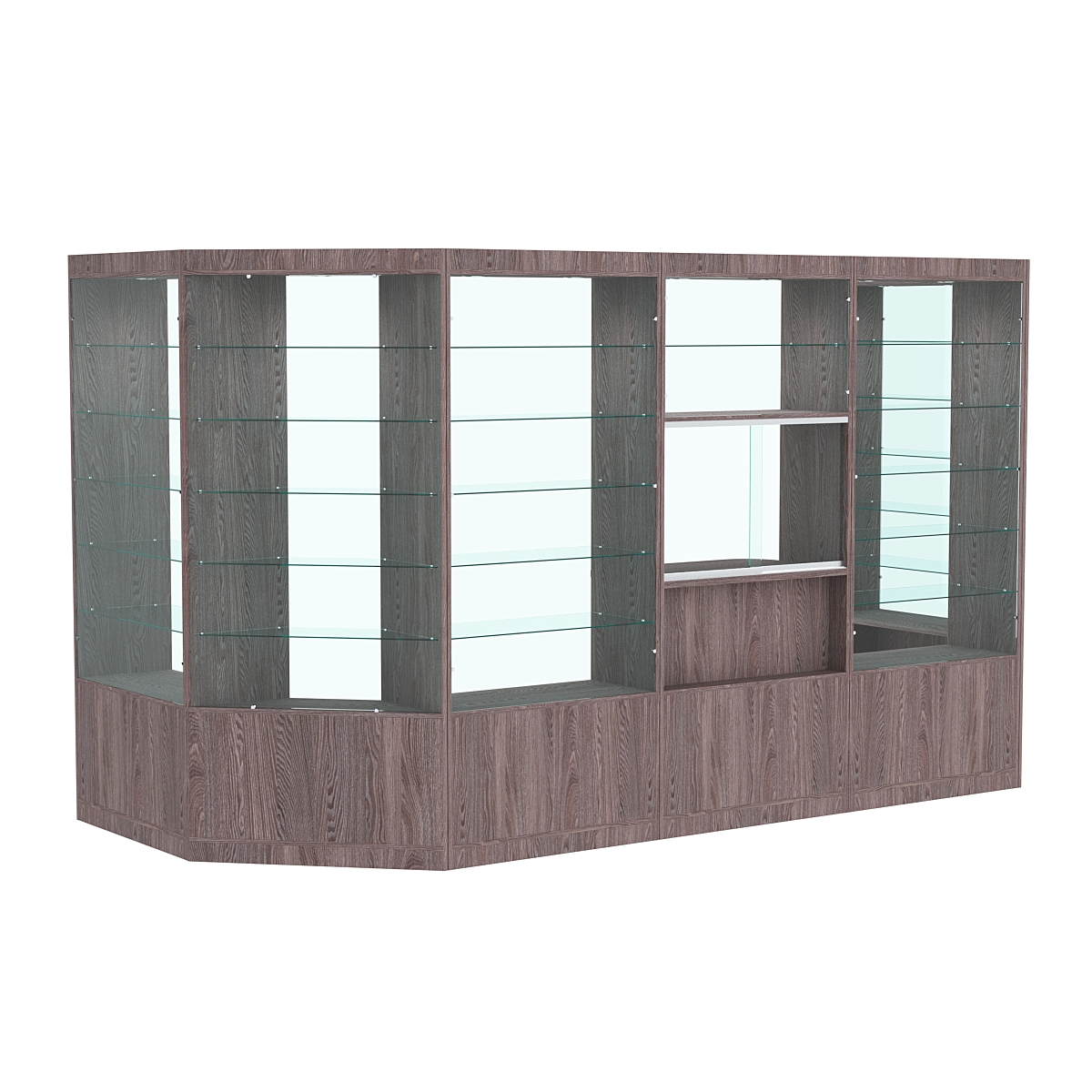 Павильон №2 из ДСП (6, 20 кв. м) Ясень Анкор темный