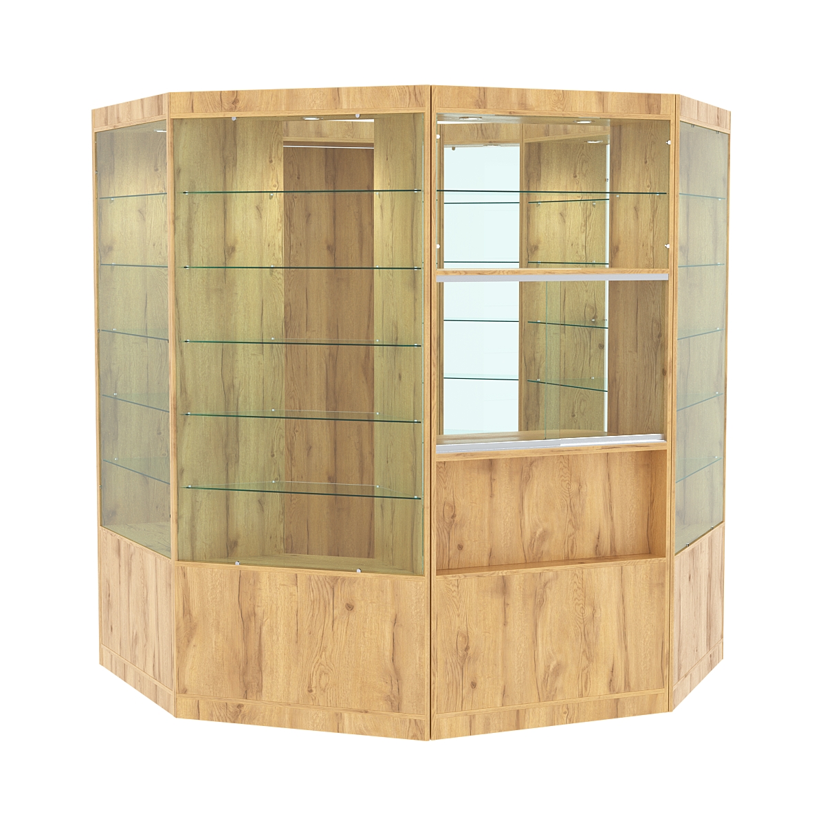 Павильон №4 из ДСП (4, 84 кв. м) Дуб Золотистый