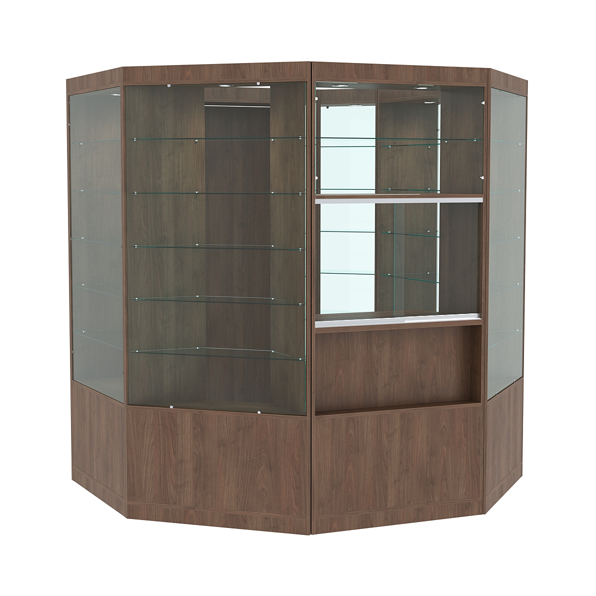 Павильон №4 из ДСП (4, 84 кв. м) Орех