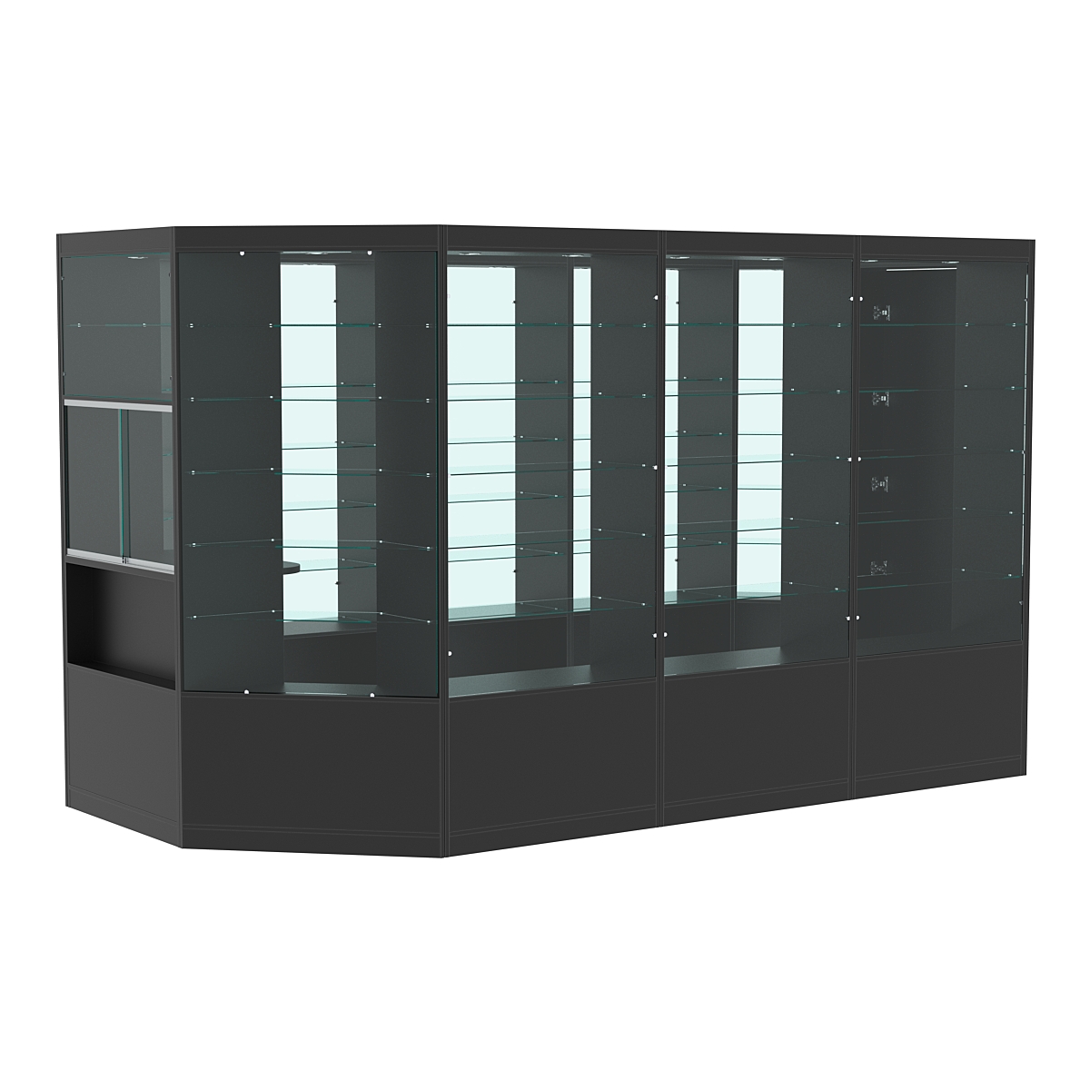 Павильон №5 из ДСП (8, 80 кв. м) Черный