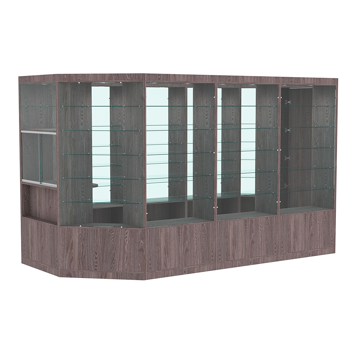 Павильон №5 из ДСП (8, 80 кв. м) Ясень Анкор темный