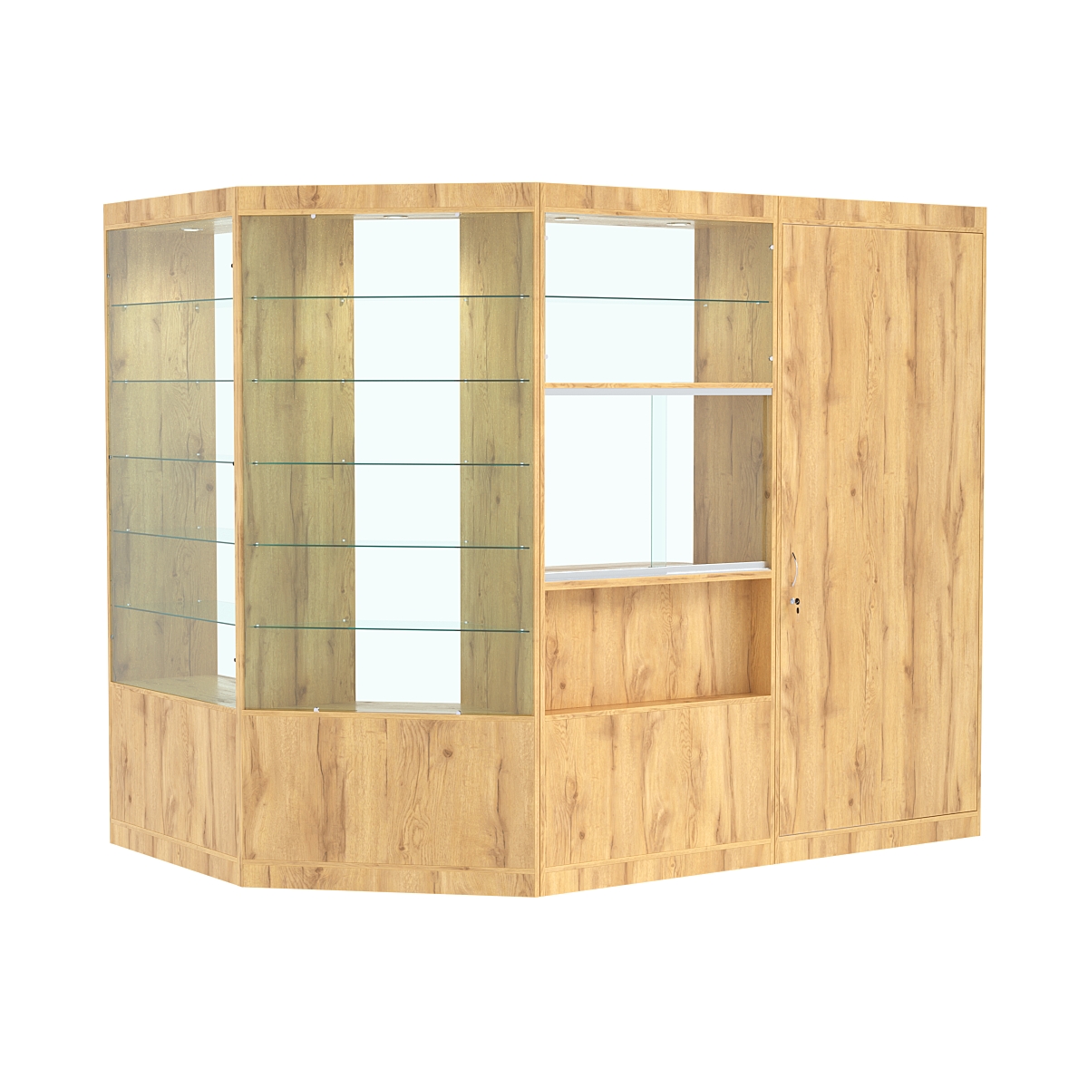 Павильон №7 из ДСП (3, 79 кв. м) Дуб Золотистый