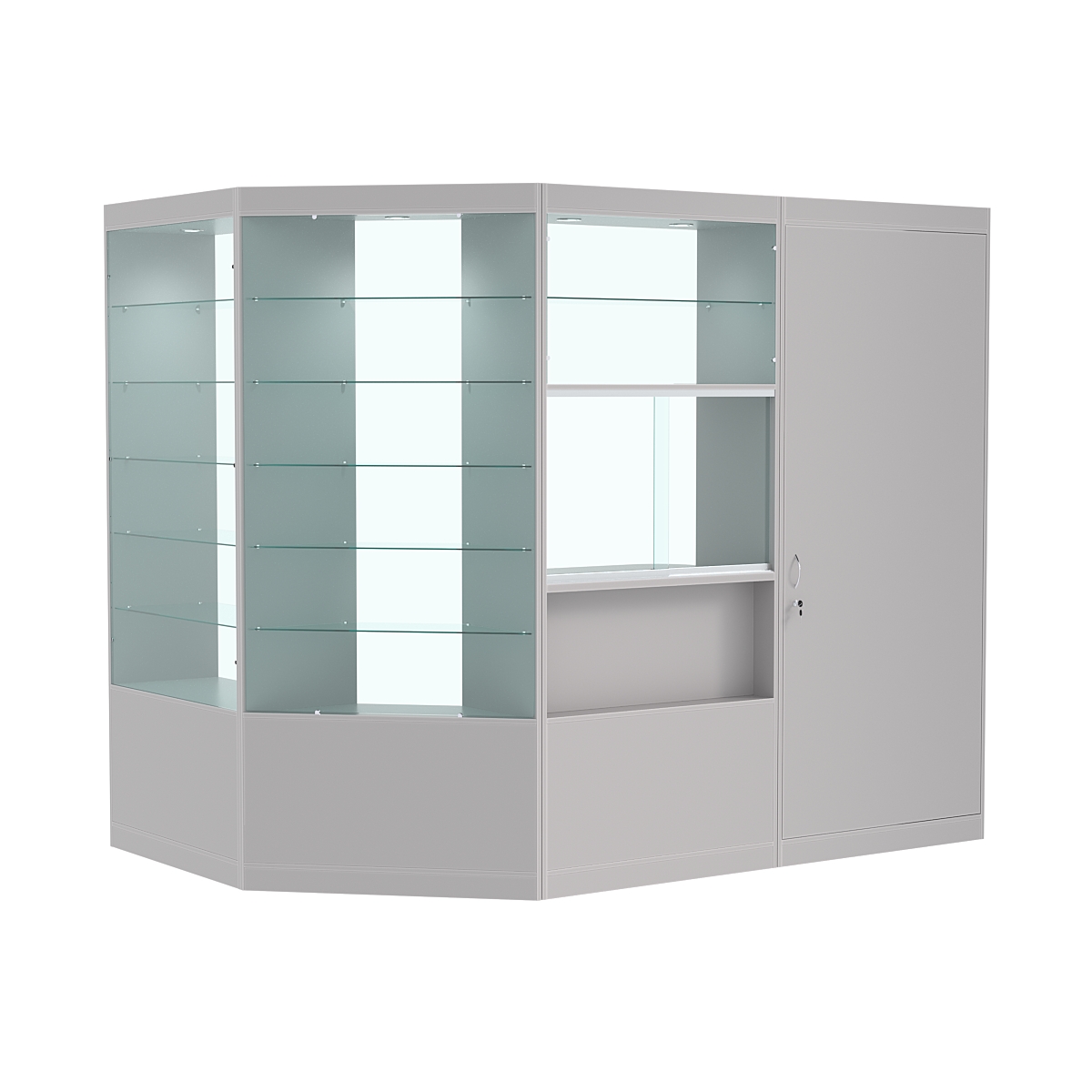 Павильон №7 из ДСП (3, 79 кв. м) Серый