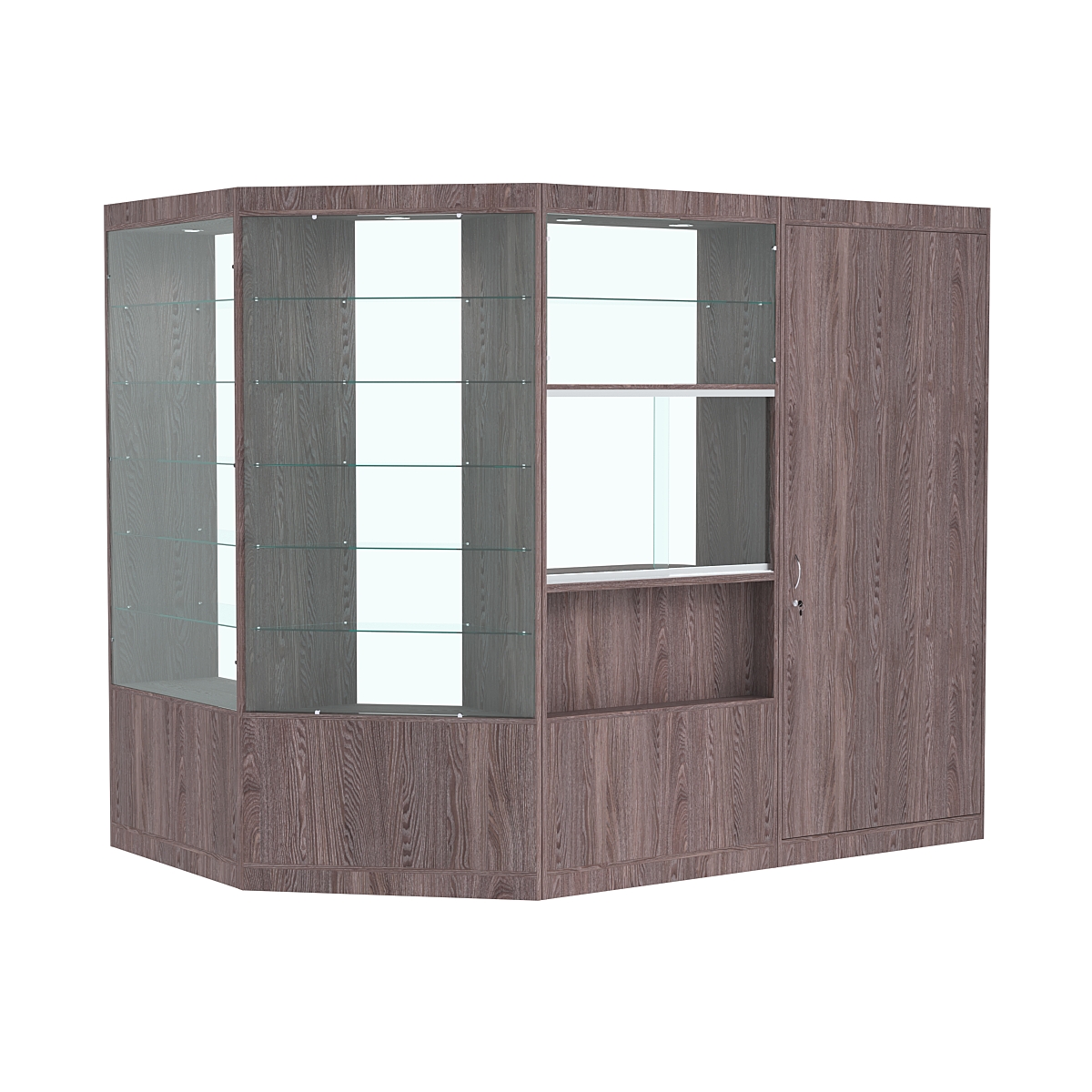 Павильон №7 из ДСП (3, 79 кв. м) Ясень Анкор темный