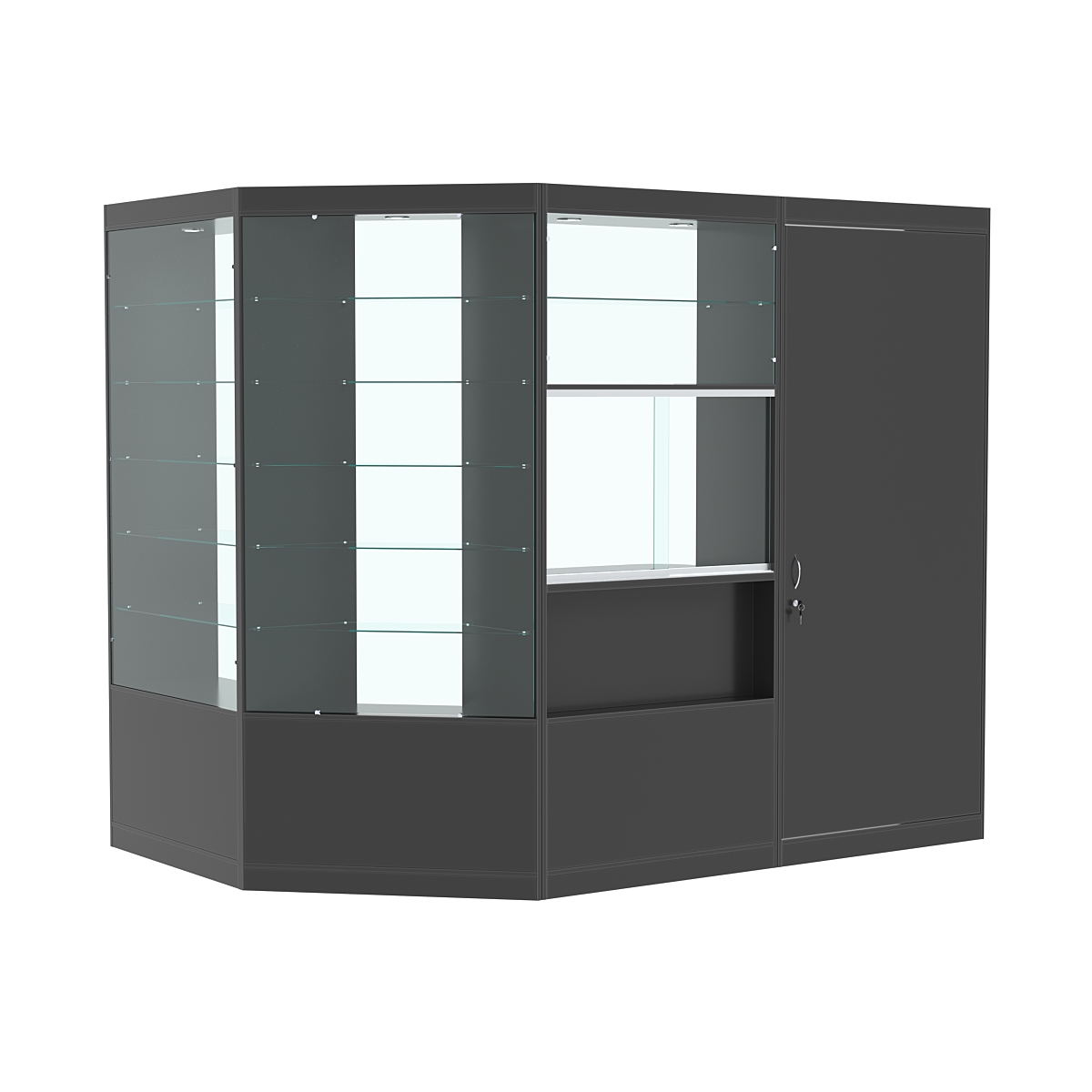 Павильон №7 из ДСП (3, 79 кв. м) Антрацит