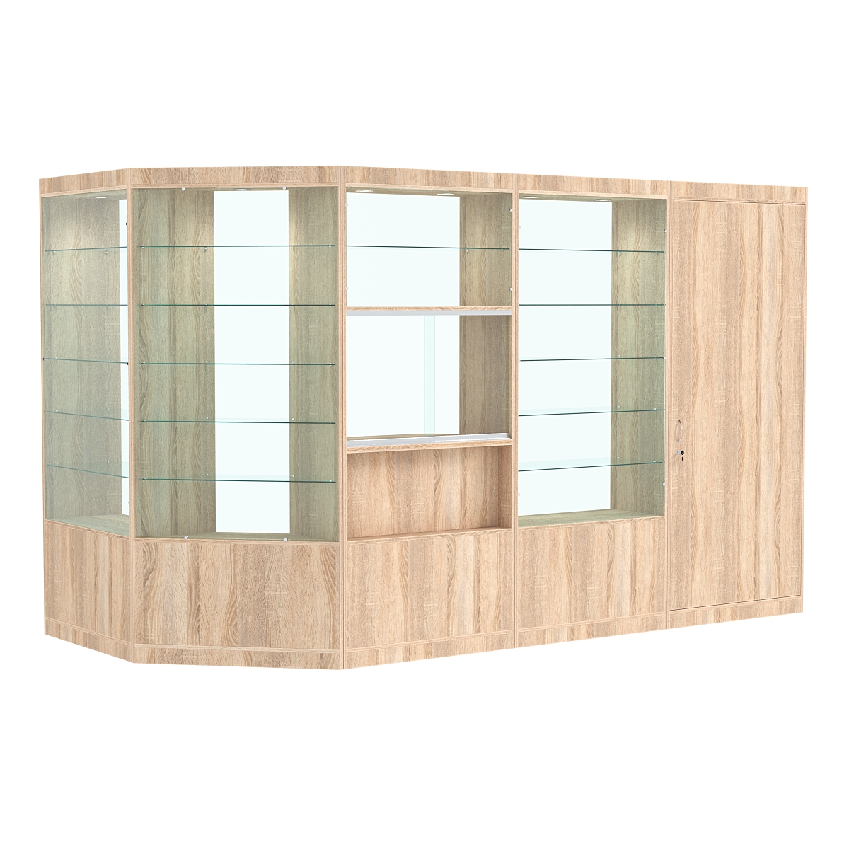 Павильон №8 из ДСП (5, 19 кв. м) Дуб Сонома