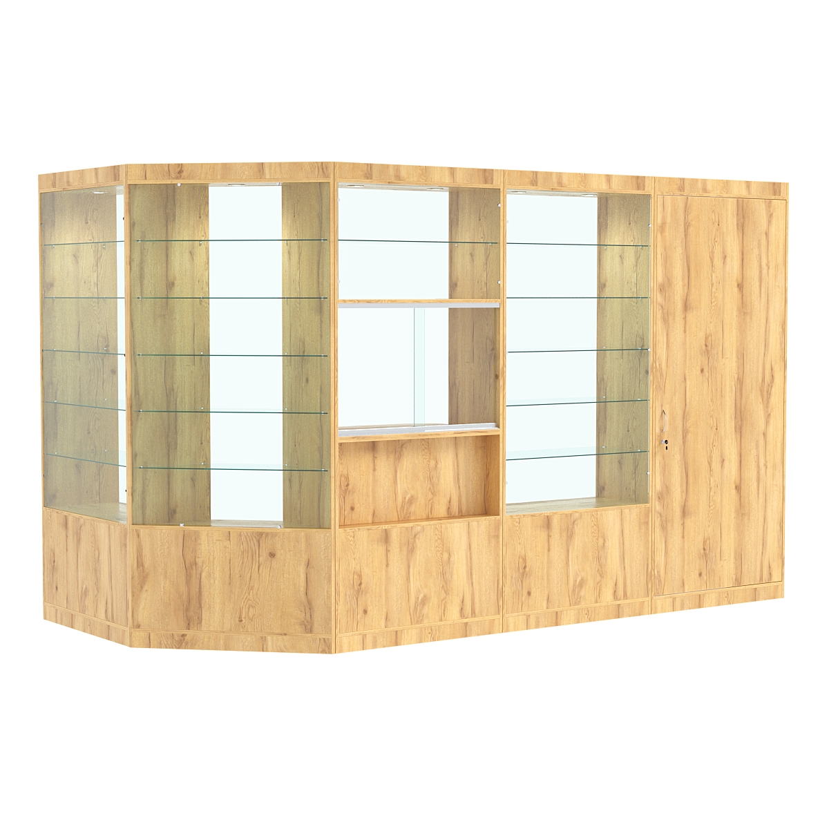 Павильон №8 из ДСП (5, 19 кв. м) Дуб Золотистый