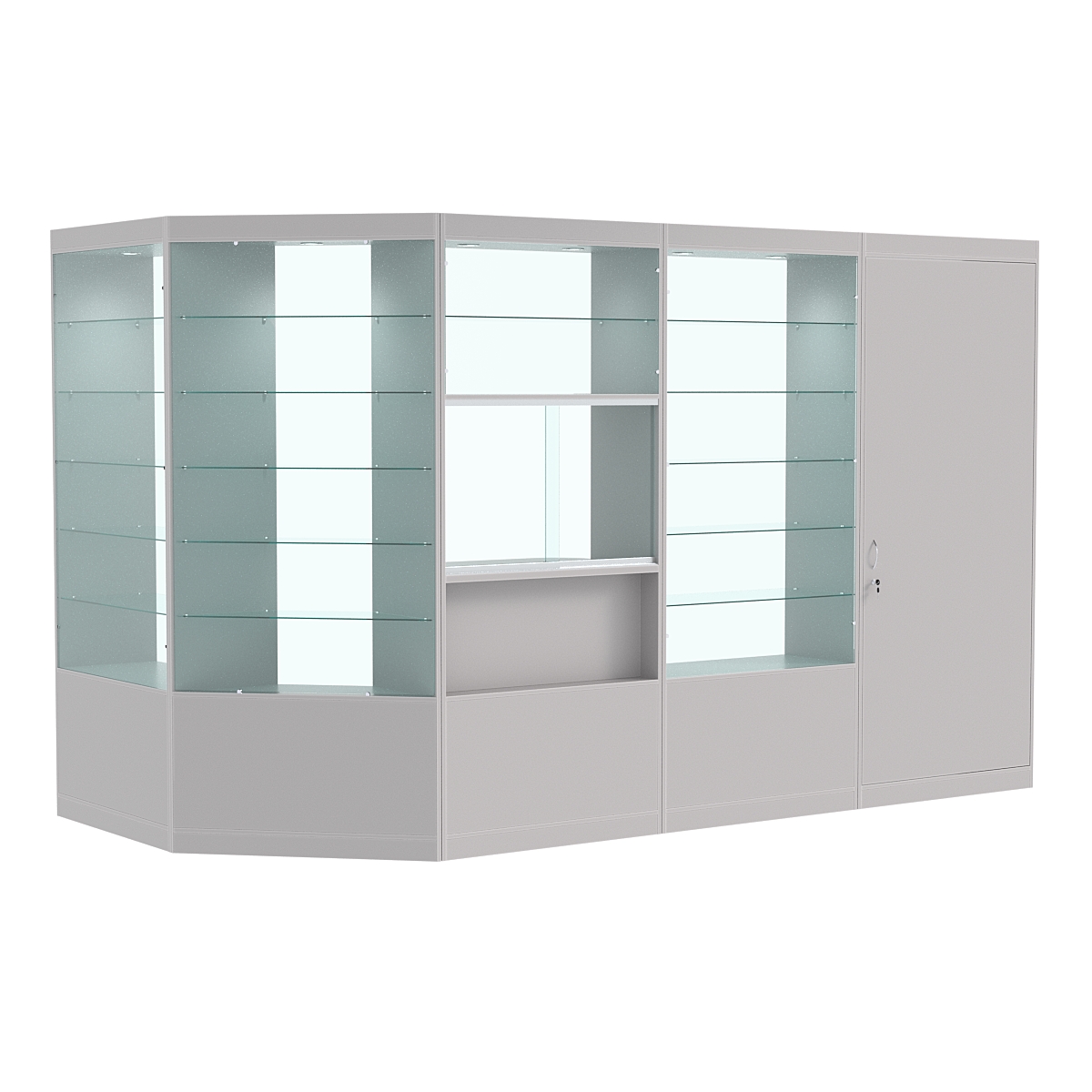 Павильон №8 из ДСП (5, 19 кв. м) Серый