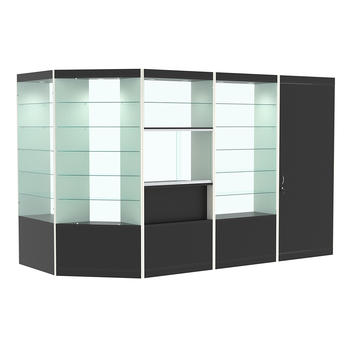 Павильон №8 из ДСП (5, 19 кв. м) Черный и Белый