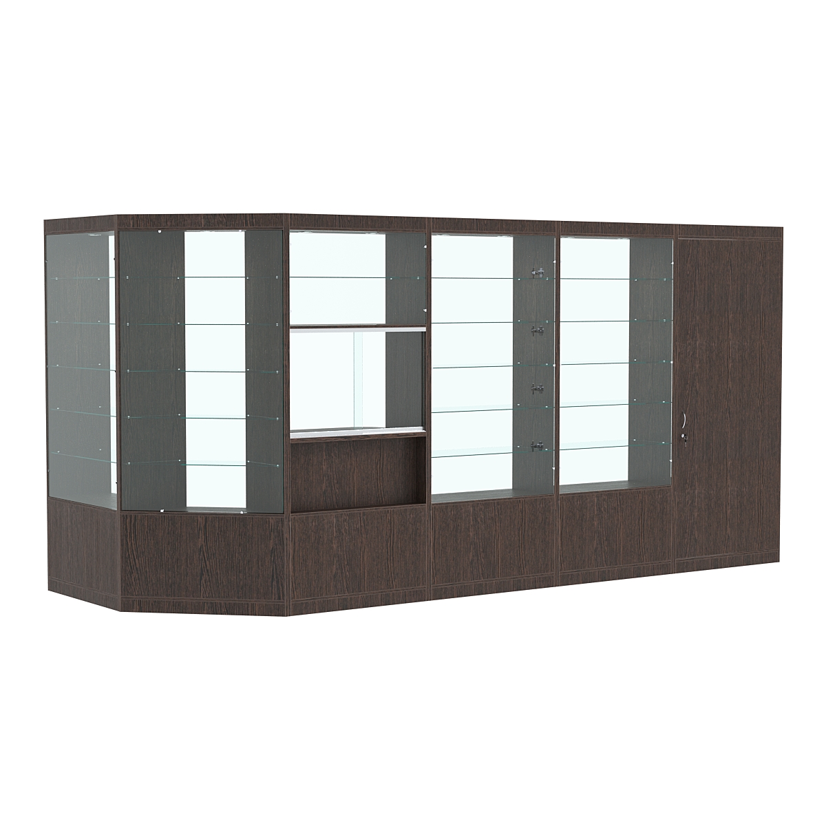 Павильон №9 из ДСП (6, 58 кв. м) Дуб Венге