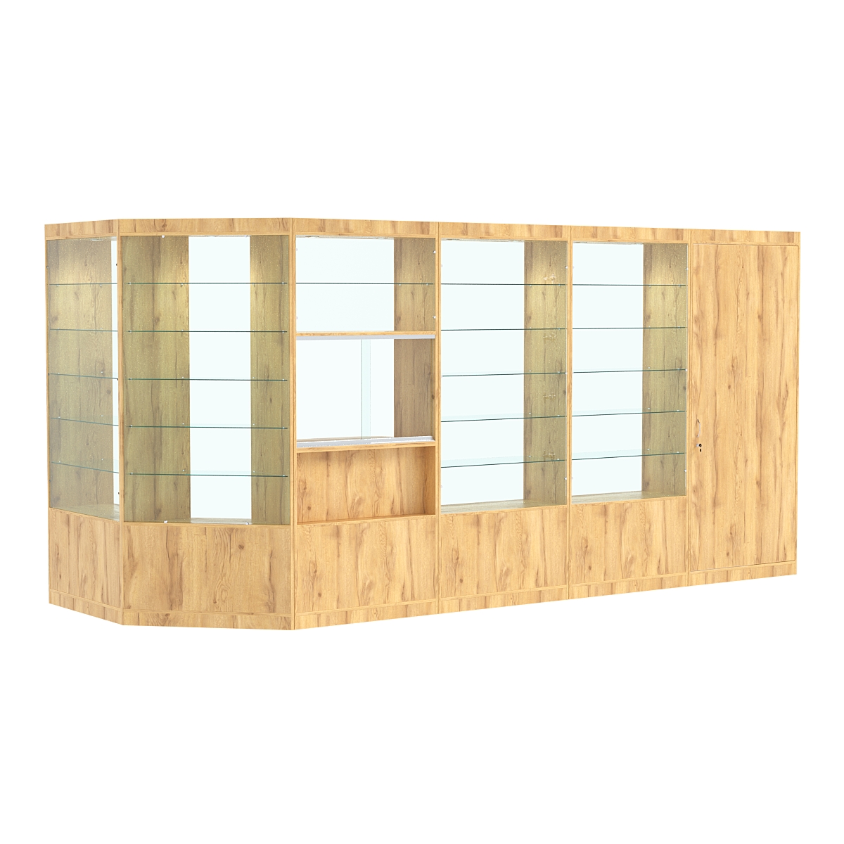 Павильон №9 из ДСП (6, 58 кв. м) Дуб Золотистый